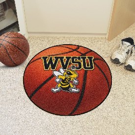 West Virginia State University Basketball Mat 27" diameter, 4066