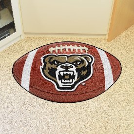 Oakland Golden Grizzlies Football Rug - 20.5in. x 32.5in., 4392
