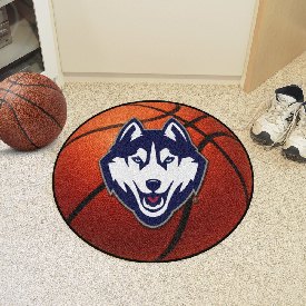 UConn Huskies Basketball Rug - 27in. Diameter, 4404
