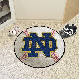 Notre Dame Fighting Irish Baseball Rug - 27in. Diameter, 4418