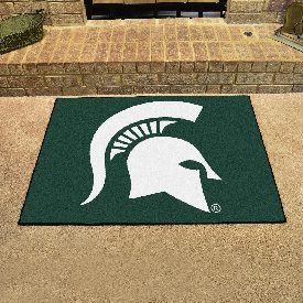 Michigan State Spartans All-Star Rug - 34 in. x 42.5 in. - Spartan Head Primary Logo, 4532