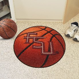 Florida State Seminoles Basketball Rug - 27in. Diameter, 4925