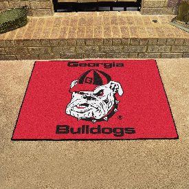 Georgia Bulldogs All-Star Rug - 34 in. x 42.5 in. - Old Bulldog Head Logo, 4956
