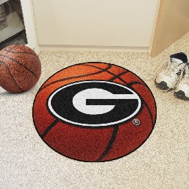 Georgia G Logo Basketball Mat 27" diameter, 4988