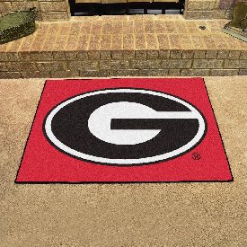 Georgia Bulldogs All-Star Rug - 34 in. x 42.5 in. - G Primary Logo - Red, 4992