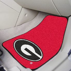 Georgia Bulldogs Front Carpet Car Mat Set - 2 Pieces - G Primary Logo - Red, 5075