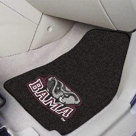 Alabama Crimson Tide Front Carpet Car Mat Set - 2 Pieces, A Logo, 5077