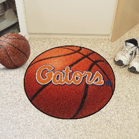 Florida Gators Basketball Rug - 27in. Diameter, "Gators", 5102