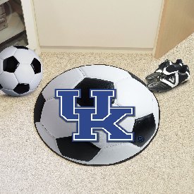 Kentucky Wildcats Soccer Ball Rug - 27in. Diameter, UK Logo, 5165