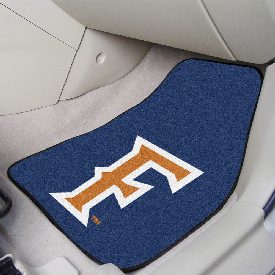 Cal State - Fullerton 2-piece Carpeted Car Mats 17"x27"