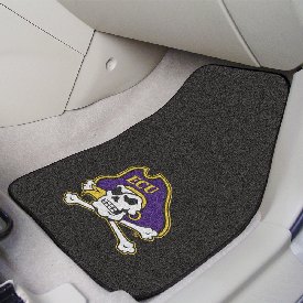 East Carolina Pirates Front Carpet Car Mat Set - 2 Pieces, 5225