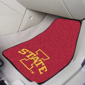 Iowa State Cyclones Front Carpet Car Mat Set - 2 Pieces, 5254