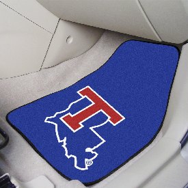 Louisiana Tech Bulldogs Front Carpet Car Mat Set - 2 Pieces, 5261