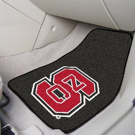 NC State Wolfpack Front Carpet Car Mat Set - 2 Pieces, NSC Logo, 5285