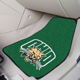 Ohio Bobcats Front Carpet Car Mat Set - 2 Pieces, 5294