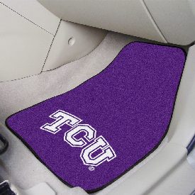TCU Horned Frogs Front Carpet Car Mat Set - 2 Pieces, 5322