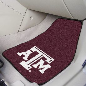 Texas A&M Aggies Front Carpet Car Mat Set - 2 Pieces, 5327