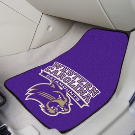 Western Carolina Catamounts Front Carpet Car Mat Set - 2 Pieces, 5512