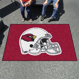 Arizona Cardinals Ulti-Mat Rug - 5ft. x 8ft., Helmet Logo - Cardinals Helmet Logo, 5666