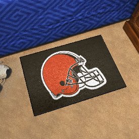 Cleveland Browns Starter Mat Accent Rug - 19in. x 30in. - Browns Helmet Primary Logo, 5706