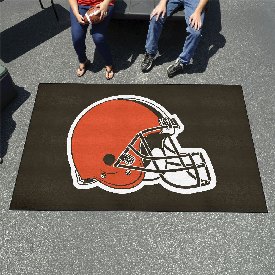 Cleveland Browns Ulti-Mat Rug - 5ft. x 8ft. - Browns Helmet Primary Logo, 5708