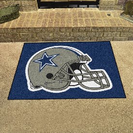 Dallas Cowboys All-Star Rug - 34 in. x 42.5 in., Helmet Logo - Cowboys Helmet Logo, 5723