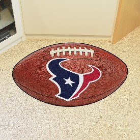 Houston Texans Football Rug - 20.5in. x 32.5in. - Bull Head Primary Logo, 5734