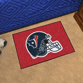 Houston Texans Starter Mat Accent Rug - 19in. x 30in., Helmet Logo - Texans Helmet Logo, 5736