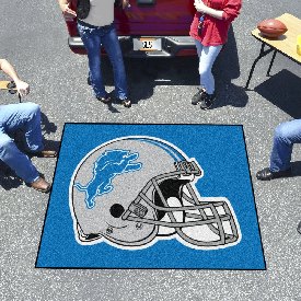 Detroit Lions Tailgater Rug - 5ft. x 6ft., Helmet Logo - Lions Helmet Logo, 5744