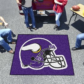 Minnesota Vikings Tailgater Rug - 5ft. x 6ft., Helmet Logo - Vikings Helmet Logo, 5765