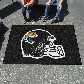 Jacksonville Jaguars Ulti-Mat Rug - 5ft. x 8ft., Helmet Logo - Jaguars Helmet Logo, 5781