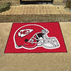 Kansas City Chiefs All-Star Rug - 34 in. x 42.5 in., Helmet Logo - Chiefs Helmet Logo, 5782