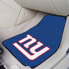 NFL - New York Giants 2-piece Carpeted Car Mats 17"x27", 5804