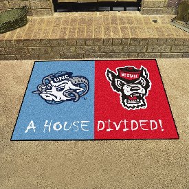 House Divided - North Carolina / NC State House Divided House Divided Rug - 34 in. x 42.5 in., 6003