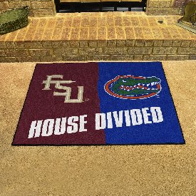 House Divided - Florida State / Florida House Divided House Divided Rug - 34 in. x 42.5 in., 6004