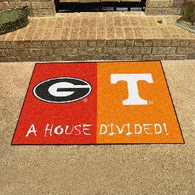 House Divided - Georgia / Tennessee House Divided House Divided Rug - 34 in. x 42.5 in., 6031