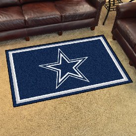Dallas Cowboys 4ft. x 6ft. Plush Area Rug - Star Primary Logo, 6270