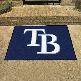 Tampa Bay Rays All-Star Rug - 34 in. x 42.5 in. - TB Cap Logo, 6349
