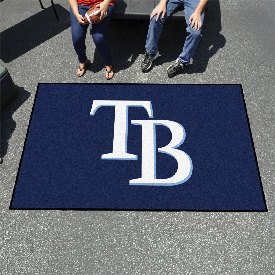 Tampa Bay Rays Ulti-Mat Rug - 5ft. x 8ft. - TB Cap Logo, 6353