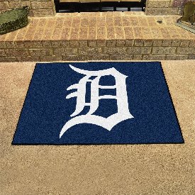 Detroit Tigers All-Star Rug - 34 in. x 42.5 in. - D Primary Cap Logo, 6378