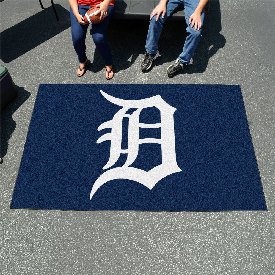 Detroit Tigers Ulti-Mat Rug - 5ft. x 8ft. - D Primary Cap Logo, 6383