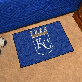 Kansas City Royals Starter Mat Accent Rug - 19in. x 30in. - KC Crest Primary Logo, 6389
