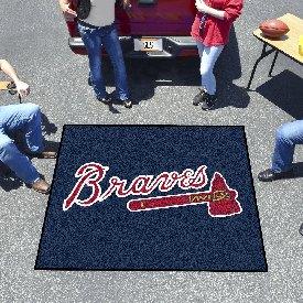 Atlanta Braves "Braves" Script Logo Tailgater Rug - 5ft. x 6ft., 6433