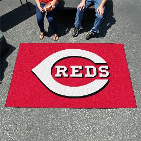 Cincinnati Reds Ulti-Mat Rug - 5ft. x 8ft. - C Reds Primary Logo, 6477