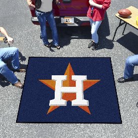 Houston Astros Tailgater Rug - 5ft. x 6ft. - Circular Star H with Wordmark Primary Logo, 6485