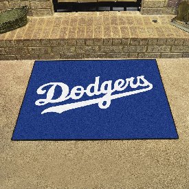 Los Angeles Dodgers All-Star Rug - 34 in. x 42.5 in. - "Dodgers" Jersey Lettering, 6523