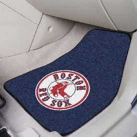 MLB - Boston Red Sox 2-piece Carpeted Car Mats 17" x 27", 6793