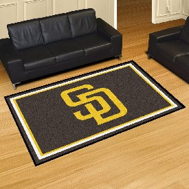 San Diego Padres 5ft. x 8 ft. Plush Area Rug, 7080