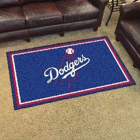 Los Angeles Dodgers 4ft. x 6ft. Plush Area Rug, 7095
