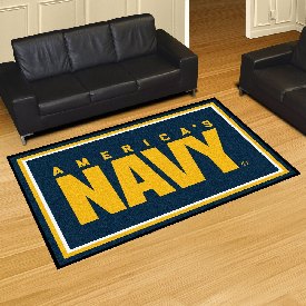 U.S. Navy 5ft. x 8 ft. Plush Area Rug, 7191